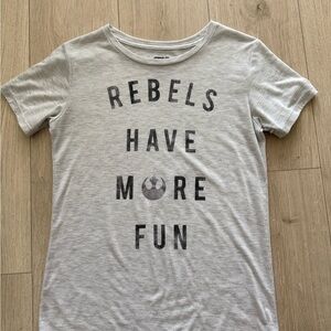 Star Wars Gray Graphic Tee